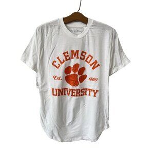 Royce Apparel Pressbox Clemson Tigers Short Sleeve T Shirt Women S Glitters NEW